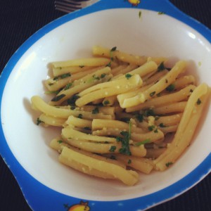pasta pesto gerecht voor kinderen
